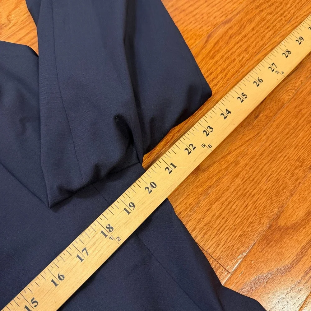 Brooks Brothers Explorer Regent Fit Navy Wool Stretch Blazer 39R Gold Buttons